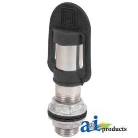 A & I PRODUCTS Bracket, Rotating Beacon Mount, Threaded 4" x5" x1" A-RLP2058